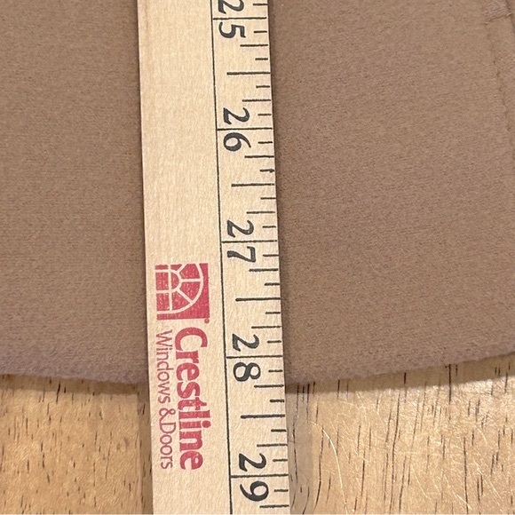 JM Collection Tan Winter Pea Coat PXL - Picture 9 of 9